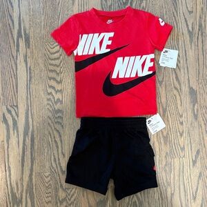 Nike Red and Black Logo Set